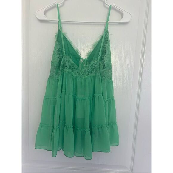 Lace Bohemian Flowy Tank Top Size Small - Picture 4 of 10